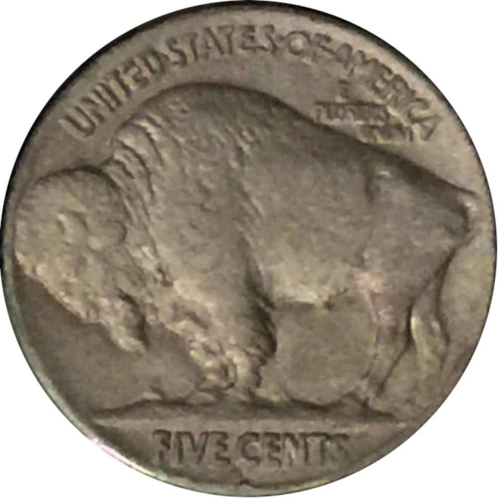 1919-D-5c-Buffalo-Nickel-#10